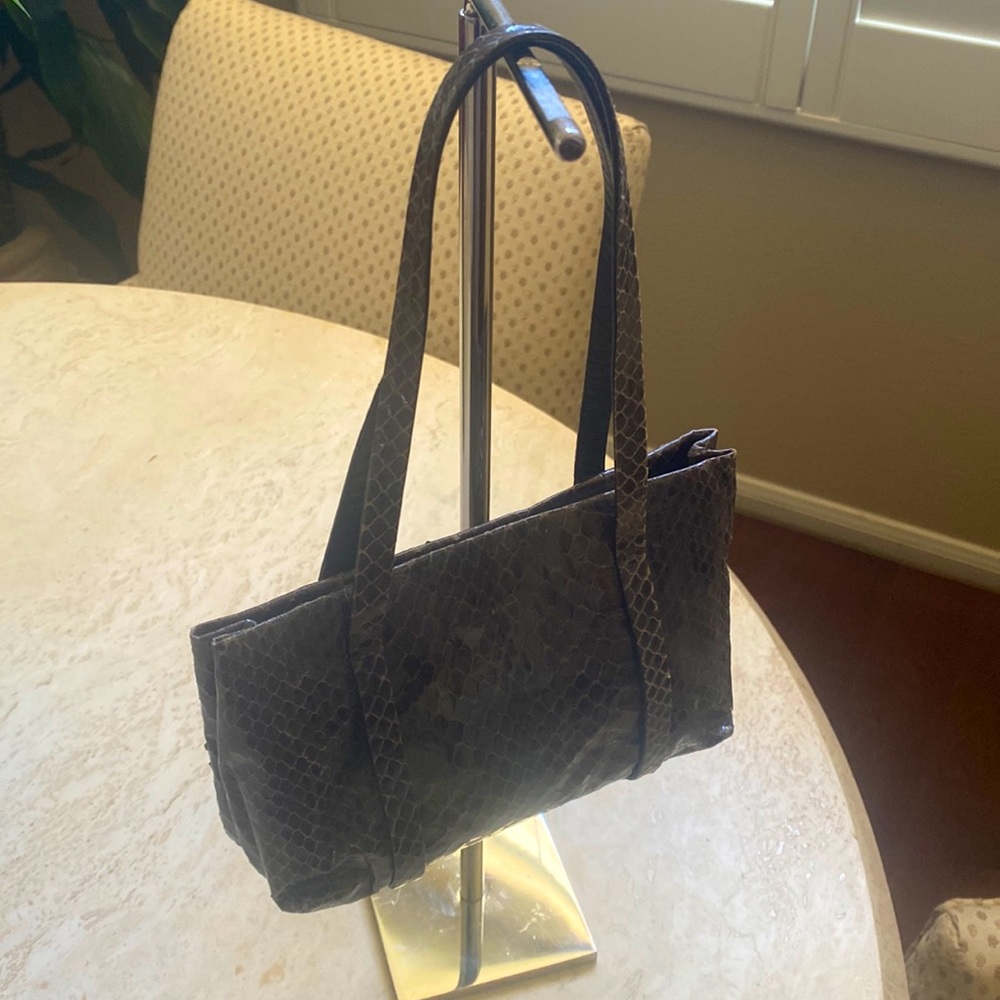 VINTAGE JIMMY CHOO MINI SNAKESKIN BAG. 1 OF A KIND